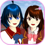 樱花校园模拟器无广告英文版高马尾