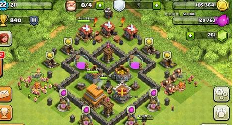 部落冲突coc四本神阵怎么布局 coc4本神阵推荐5