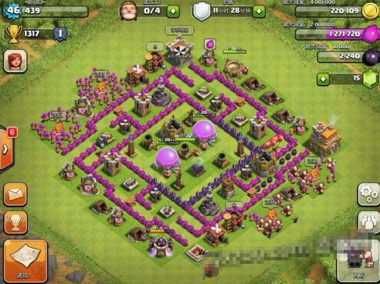 部落冲突coc七本最强迷宫阵怎么布局 coc7本最强迷宫阵型推荐1