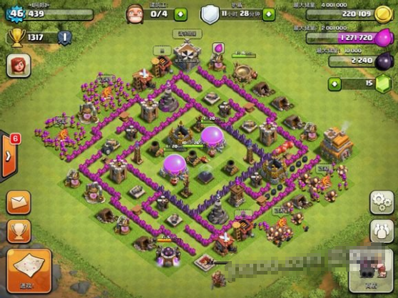 部落冲突coc七本最强迷宫阵怎么布局 coc7本最强迷宫阵型推荐2