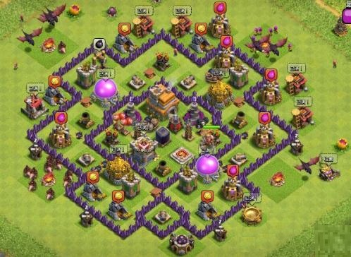 部落冲突coc7本最强阵型第一名如何布局 coc七本最强阵型推荐2
