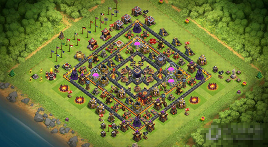 部落冲突coc10本神阵世界前三阵型怎么布局3