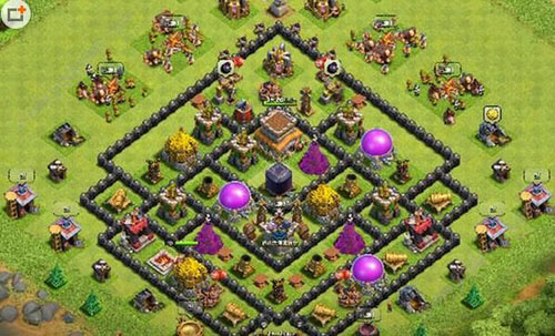 部落冲突8本阵型怎么布局 coc8本神阵推荐2